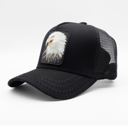 Bald Eagle Black trucker hat