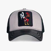 Rooster Black/Grey Trucker Hat