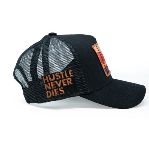 Scarface Black & Orange Trucker Hat