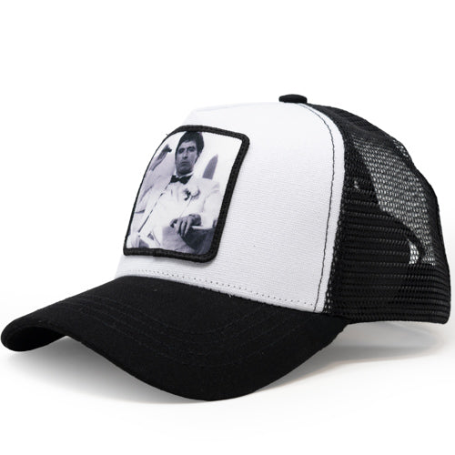 Scarface Trucker hat Black/White