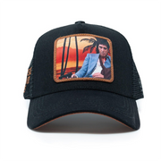 Scarface Black & Orange Trucker Hat