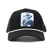 Falcon Black trucker hat