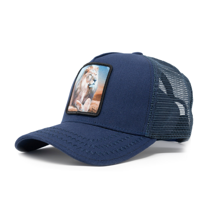 GOLD STAR HAT - Gorra trucker azul marino León 