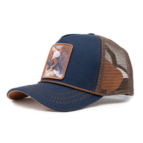 Eagle Navy/Brown Trucker Hat