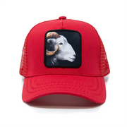 GOAT Red Trucker Hat