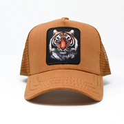 Tiger Light Brown Trucker Hat