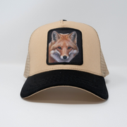 Fox Beige & Black Trucker hat