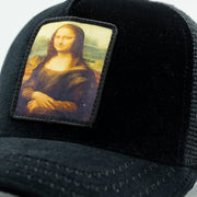 Mona Lisa Velvet Black Trucker Hat