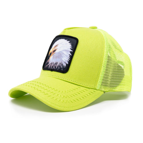 Eagle Neon Yellow Trucker hat