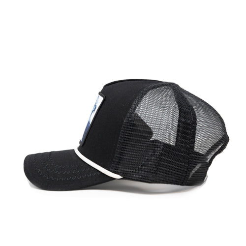 Falcon Black trucker hat