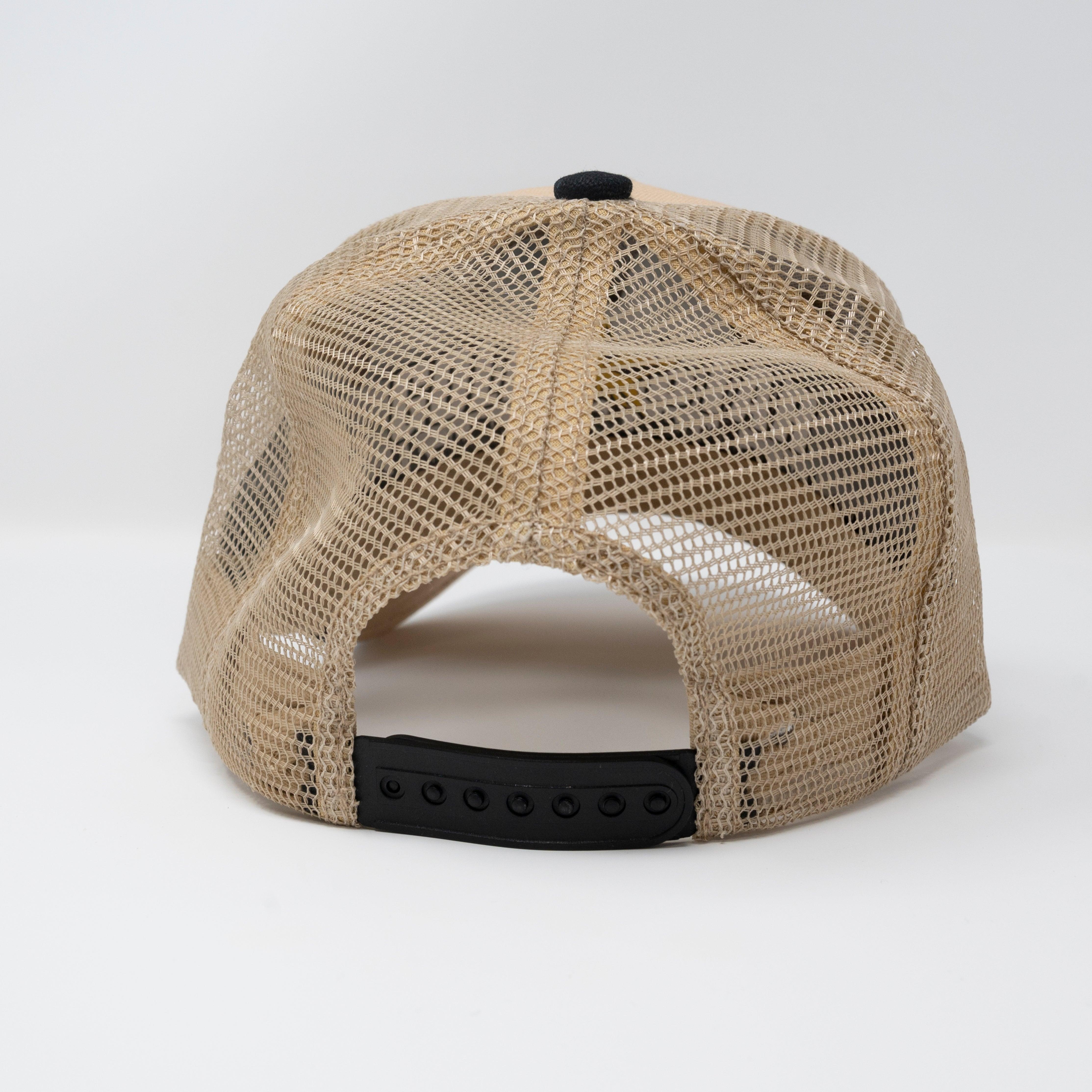 Mitchell & Ness - Beige Trucker Cap - Lockup Khaki Trucker @ Hatstore